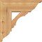 Ekena Millwork Olympic Traditional Smooth Bracket w/ Offset Brace, Western Red Cedar, 7 1/2"W x 20"D x 20"H BKT0806X20X20OLY01SWR - alternate 2
